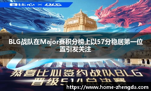 BLG战队在Major赛积分榜上以57分稳居第一位置引发关注